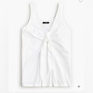 J. Crew Tie-front tank top Size M New with Tag